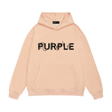 Purple Brand Hoodie Fashion Loose Hooded Sweater