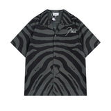 Rhude T Shirt Zebra Letter Embroidery Casual Short Sleeve Shirt, Shorts