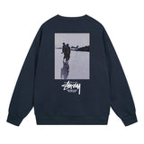 Stussy Sweatshirts Autumn/Winter Fleece Couple Sweatshirts