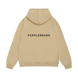 Purple Brand Hoodie Fashion Loose Hooded Sweater