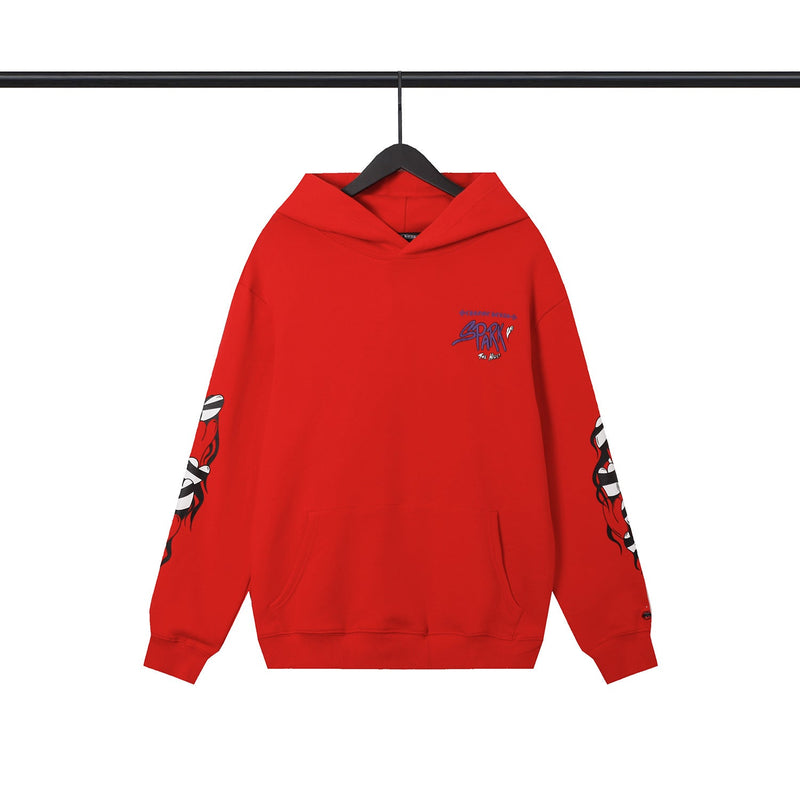 CHH Chrome Heart Hoodie Crowe autumn and winter hooded print sweater