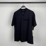 Fog Essentials T shirt Offset Logo V-neck loose T shirt