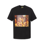 Denim Tears T Shirts 24S Kapok Geometric Pattern Short Sleeve T-shirt