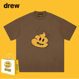 Drew T Shirts Short Sleeve Faeces Graffiti High Street