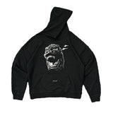 Mens Vintage T-Shirts vintage Godzilla Loose Couple Hooded Sweater