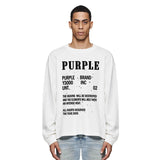 Purple Brand Long Sleeve T-Shirt Fashion Loose Long Sleeve Top