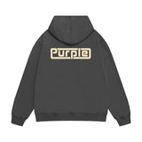 Purple Brand Hoodie Fashion Loose Hooded Sweater