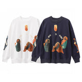 Jesus Is King T Shirt Big Talker Fashion Brand High Street Casual Loose Couple Fog round Neck Sweater Ins
