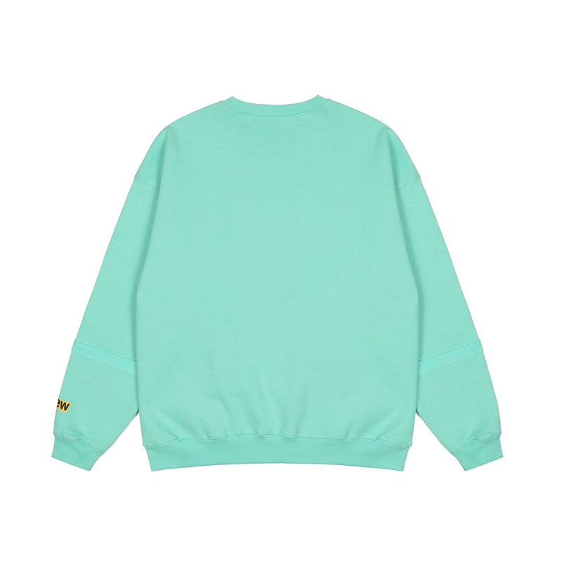 Drew House Sweatshirts Unisex Cartoon Dinosaur Crew Neck Fleece Sweater