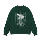 Purple Brand Sweatshirt Loose Crew Neck Sweater
