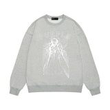 Purple Brand Sweatshirt Loose Crew Neck Sweater