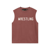 Fog Essentials tank spring summer FOG letter crew neck vest