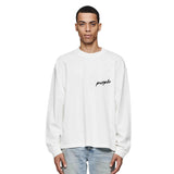Purple Brand Long Sleeve T-Shirt Fashion Loose Long Sleeve Top