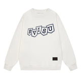 Evisu Sweatshirts Casual Loose Unisex Sweatshirts