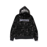 Bathing Ape Hoodie Cola Camouflage Print Shark Hooded Sweater Casual Loose Pullover Jacket