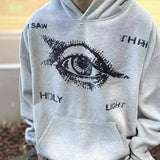 Men Vintage T-Shirts vintage American hooded sweater washing water old loose casual
