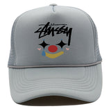 Stussy Hat Personality Fashion Printed Baseball Cap Outdoor Leisure Shade Sun Protection