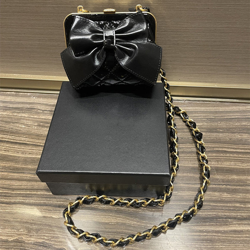 Chh Chrome Heart Leather Bag Chain Crossbody