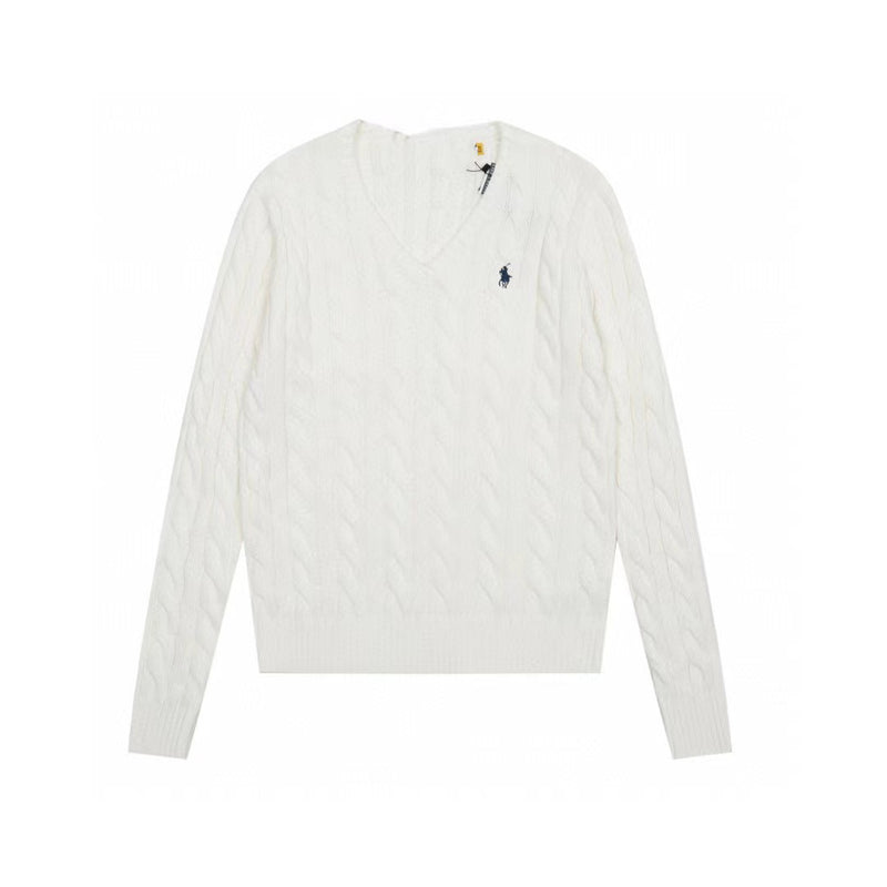 Ralph Lauren Knitted sweaters RL sweaters knitted sweaters top twist needles