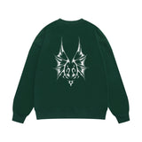 Purple Brand Sweatshirt Loose Crew Neck Sweater