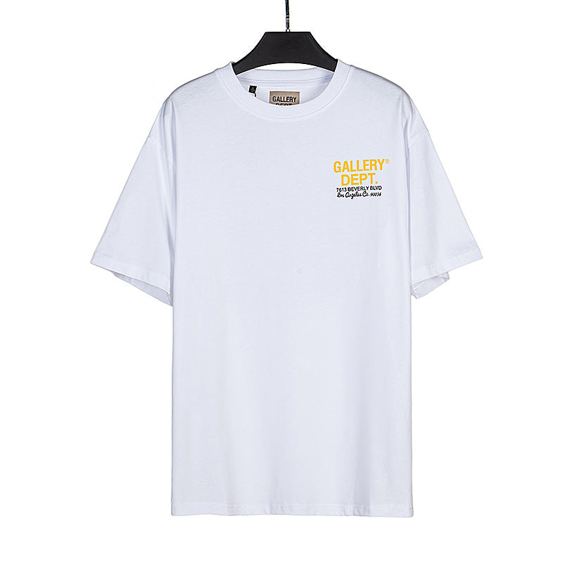 Gallery Dept T Shitrs Summer Vintage Pattern Short Sleeve Te
