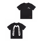 Evisu T Shirts Loose Versatile Casual T-Shirts