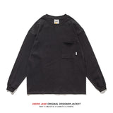 Men T-shirt Spring Long Sleeve T-shirt Men's Loose Casual