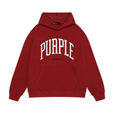 Purple Brand Hoodie Fashion Loose Hooded Sweater