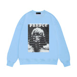 Purple Brand Sweatshirt Loose Crew Neck Sweater