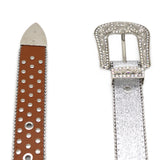 Hip-hop punk rhinestone belt punk style wide belt