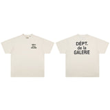 Gallery Dept T-Shirt Alphabet Slogan Short Sleeve T-Shirt