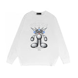 Purple Brand Long Sleeve T-Shirt Fashion Loose Long Sleeve Top