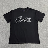 Corteiz T Shirt Short Sleeve Letter Flower