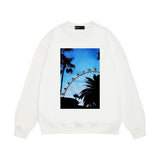 Purple Brand Sweatshirt Loose Crew Neck Sweater