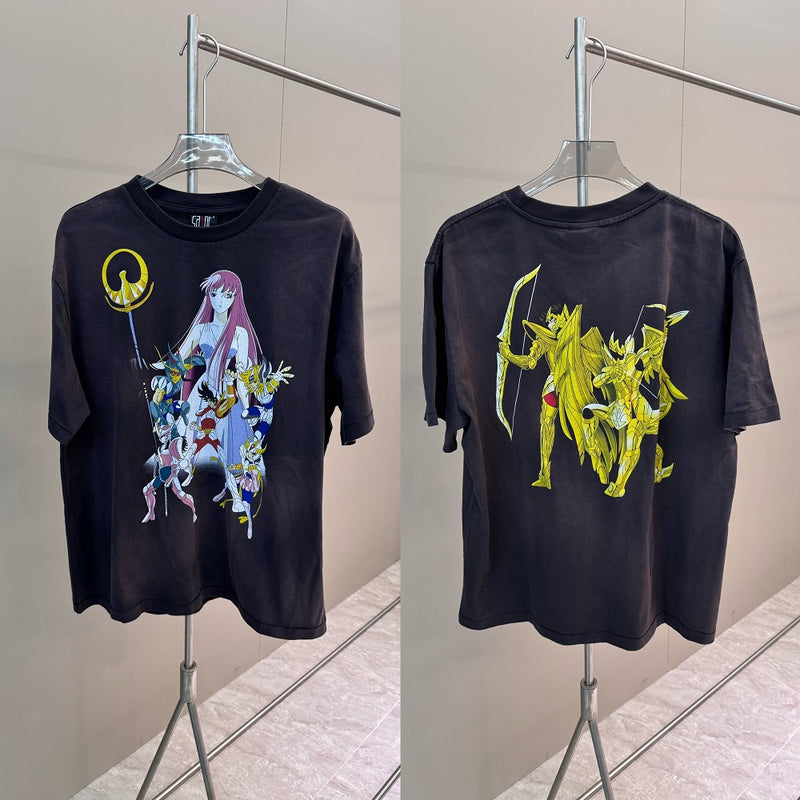Men Vintage T-Shirts "Seint Seiya" Saint Michael Tee