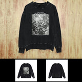Purple Brand Distressed Sweatshirt Retro Vintage Crew Neck Sweater