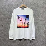 Purple Brand Long Sleeve T-Shirt Fashion Loose Long Sleeve Top