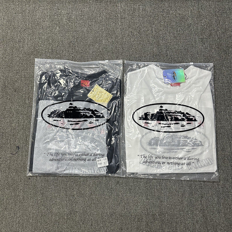 Corteiz T Shirt Foam Short Sleeve Casual Half Sleeve