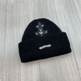 Chh Chrome Heart Beanie Vintage Cross Ear Protector Knitted Cap Wool Cap Pullover Cold Cap