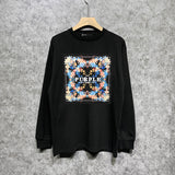 Purple Brand Long Sleeve T-Shirt Fashion Loose Long Sleeve Top