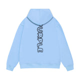 Purple Brand Hoodie Fashion Loose Hooded Sweater