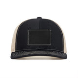 Trendy flat brimmed hat breathable sunshade