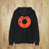 Purple Brand Distressed Hoodie Fashion Old Loose Hooded Sweater