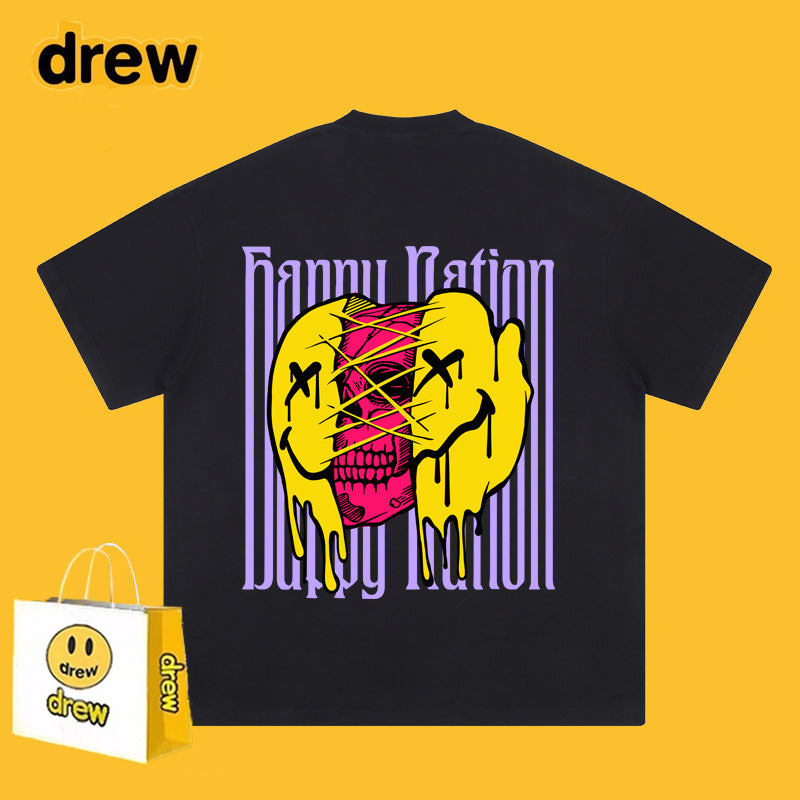 Drew T Shirts Short Sleeve T-shirt Loose round Neck