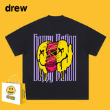 Drew T Shirts Short Sleeve T-shirt Loose round Neck