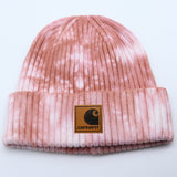 Carhartt Hat Skateboard Sports Casual Tie-Dye Knitted Hat