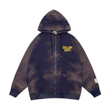 Gallery Dept Hoodie Washed Tie-Dye Hooded Sweater