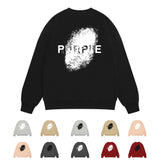 Purple Brand Sweatshirt Loose Crew Neck Sweater