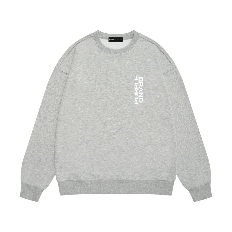 Purple Brand Sweatshirt Loose Crew Neck Sweater
