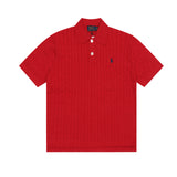 Ralph Lauren Knitted sweaters Ralph Lauren Knitted Short Sleeved Shirt POLO Lapel Knitted Short Sleeve Small Twist Lapel T-Shirt